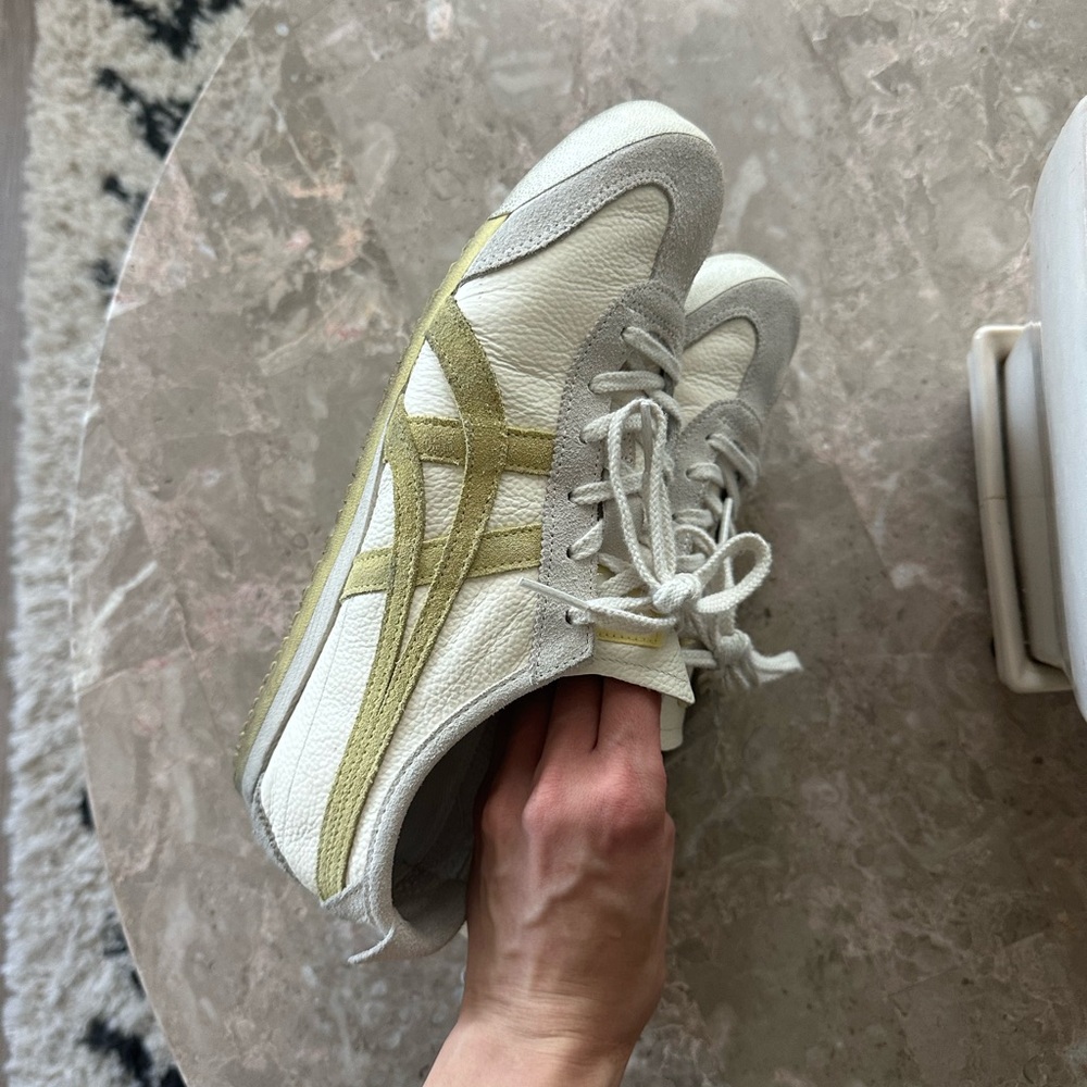 Onitsuka Tiger by Asics White and Gray Sneakers